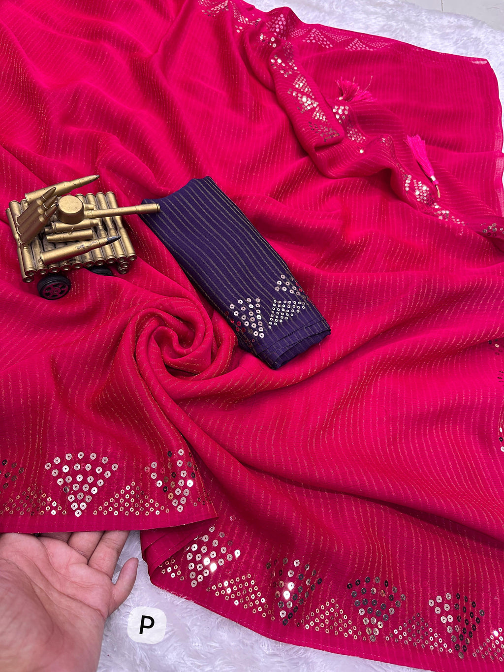 NC GORGETTE SAREE