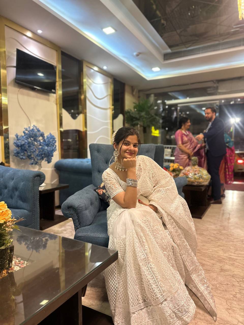 PURE AND LIGHT ORGANZA SAREES