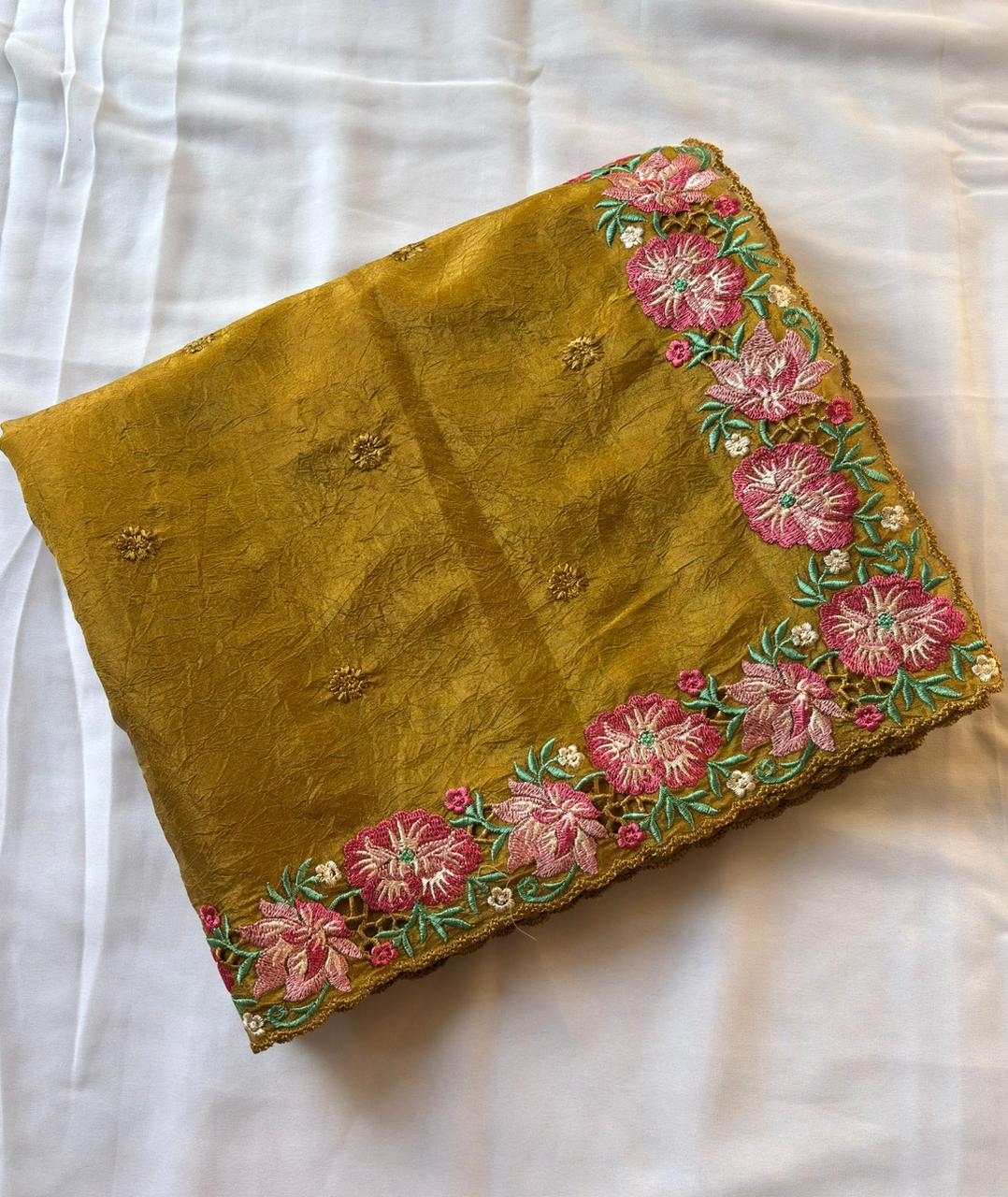 Wedding Seasons Pure Crush Saree