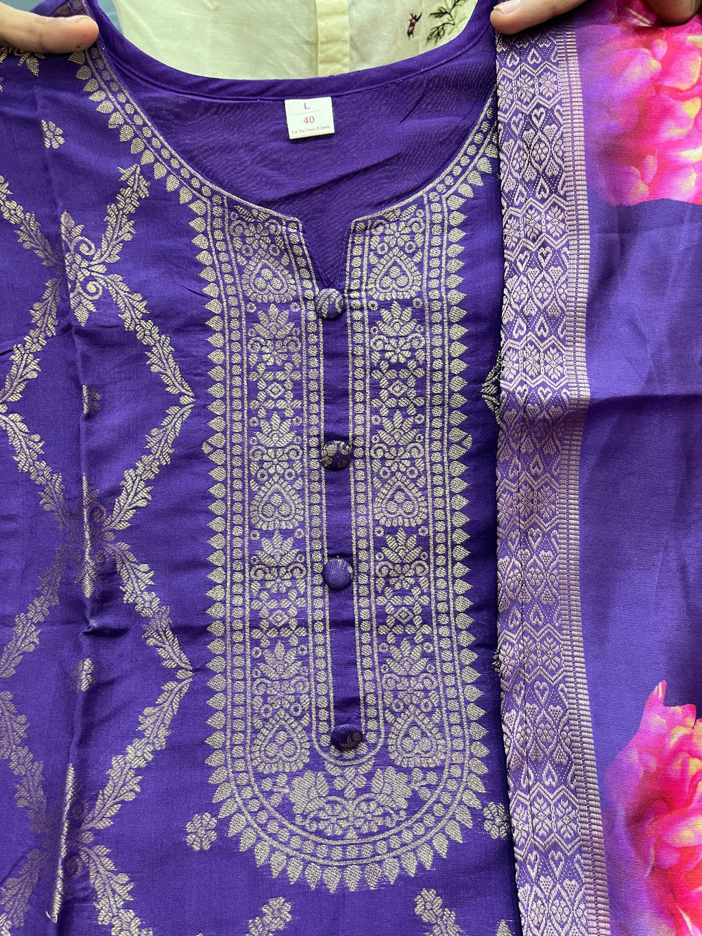 Beautiful Banarasi Silk Suit