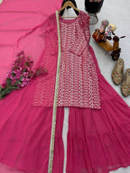 New Designer Party Top Pallazo & Dupatta Set👗