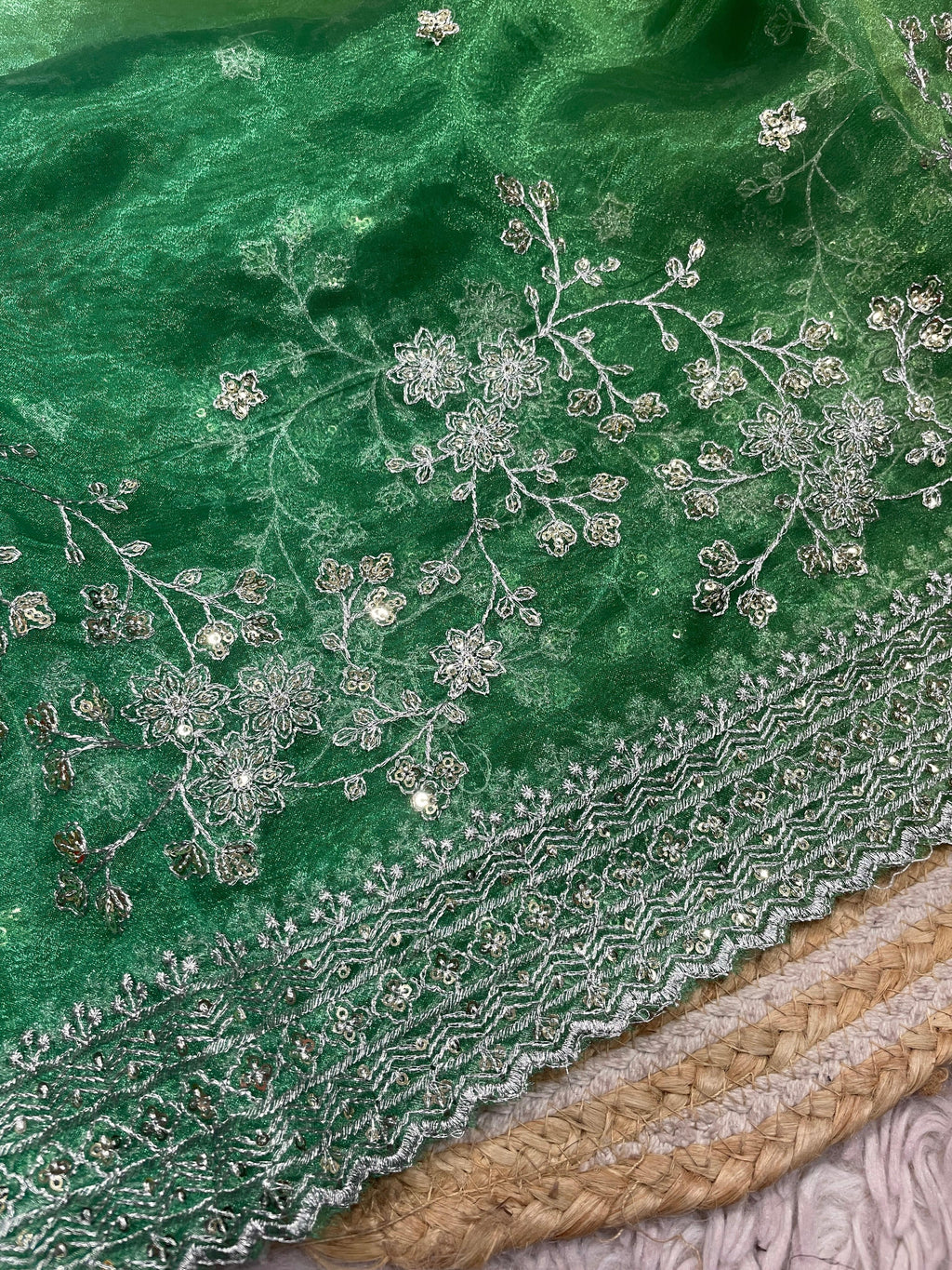 ORGANZA SILK DIGITAL PRINT SAREE