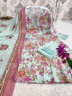 Anarkali Kurti With beautiful Floral print