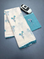 Plain Linen Saree