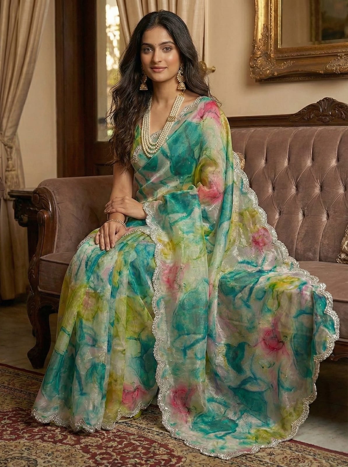 Pure Soft Zimmy Choo Silk Saree