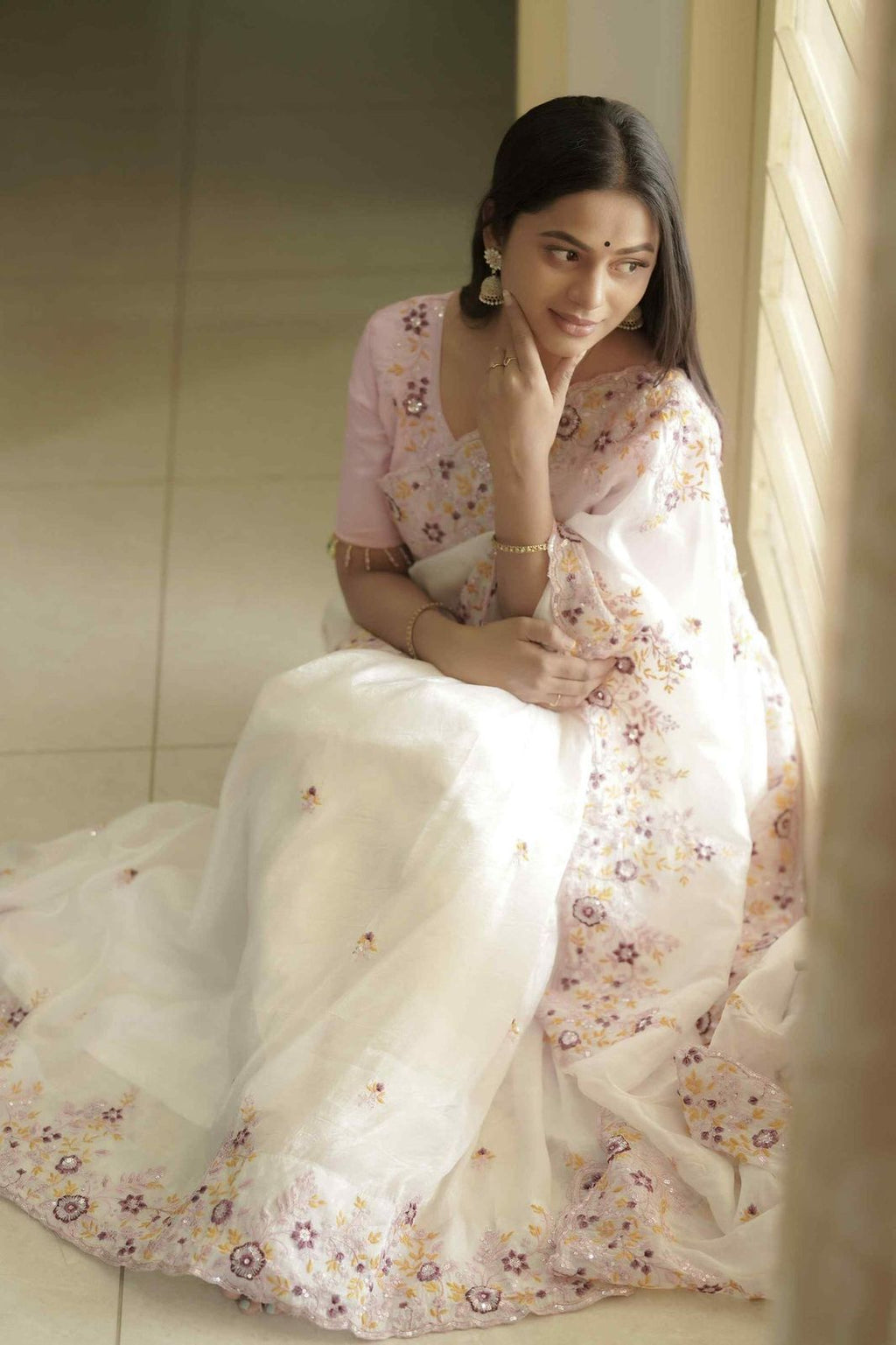 Gold Crush Soft Silk Saree