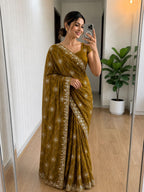 Fancy Space Silk Saree