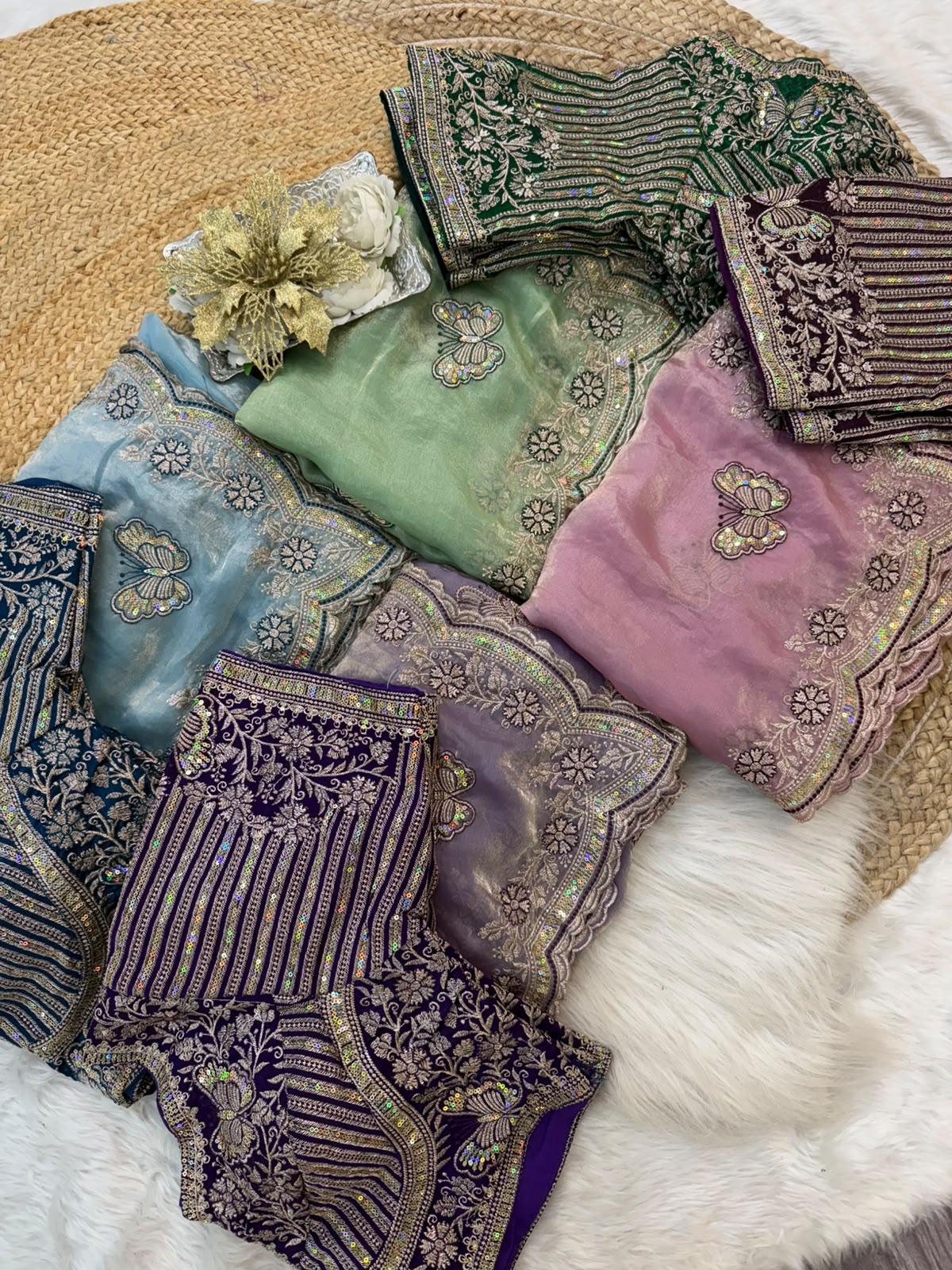 Sabyasachi Inspired Space Silk Premium Saree