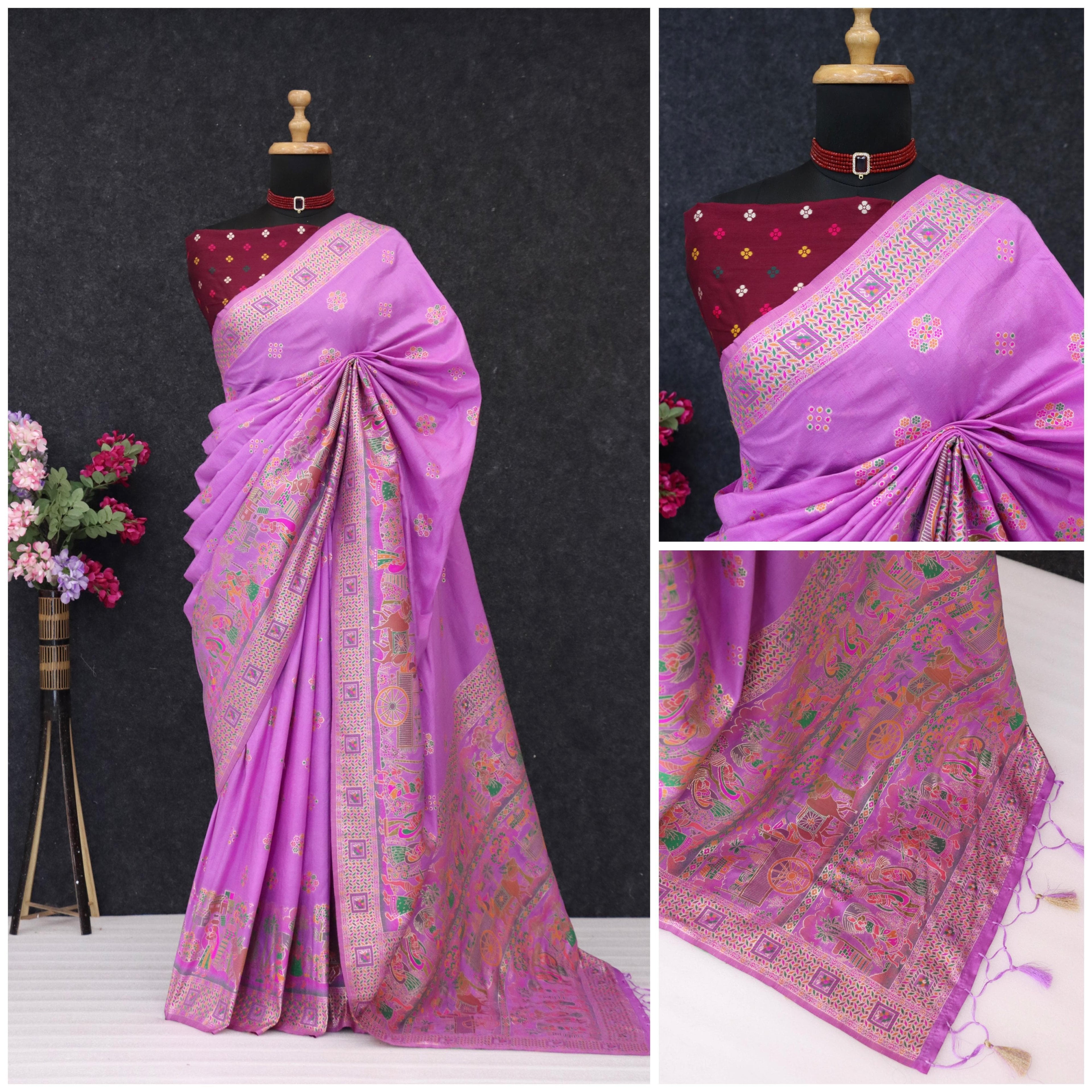 Elegance Launched Silk Saree
