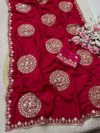 Karvachauth Special Gotafoil Butta Saree