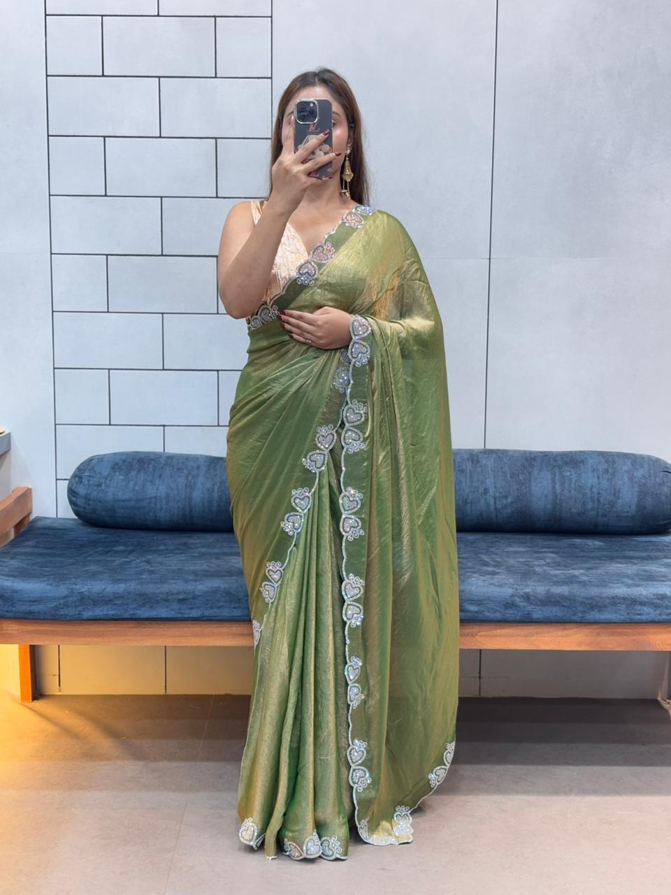 RICH SOFT SPACE SILK SAREE