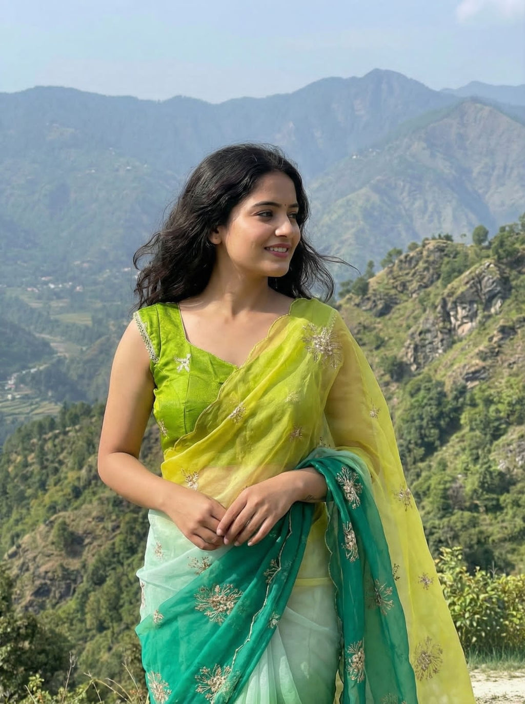 Teby Peding 2d Color Saree