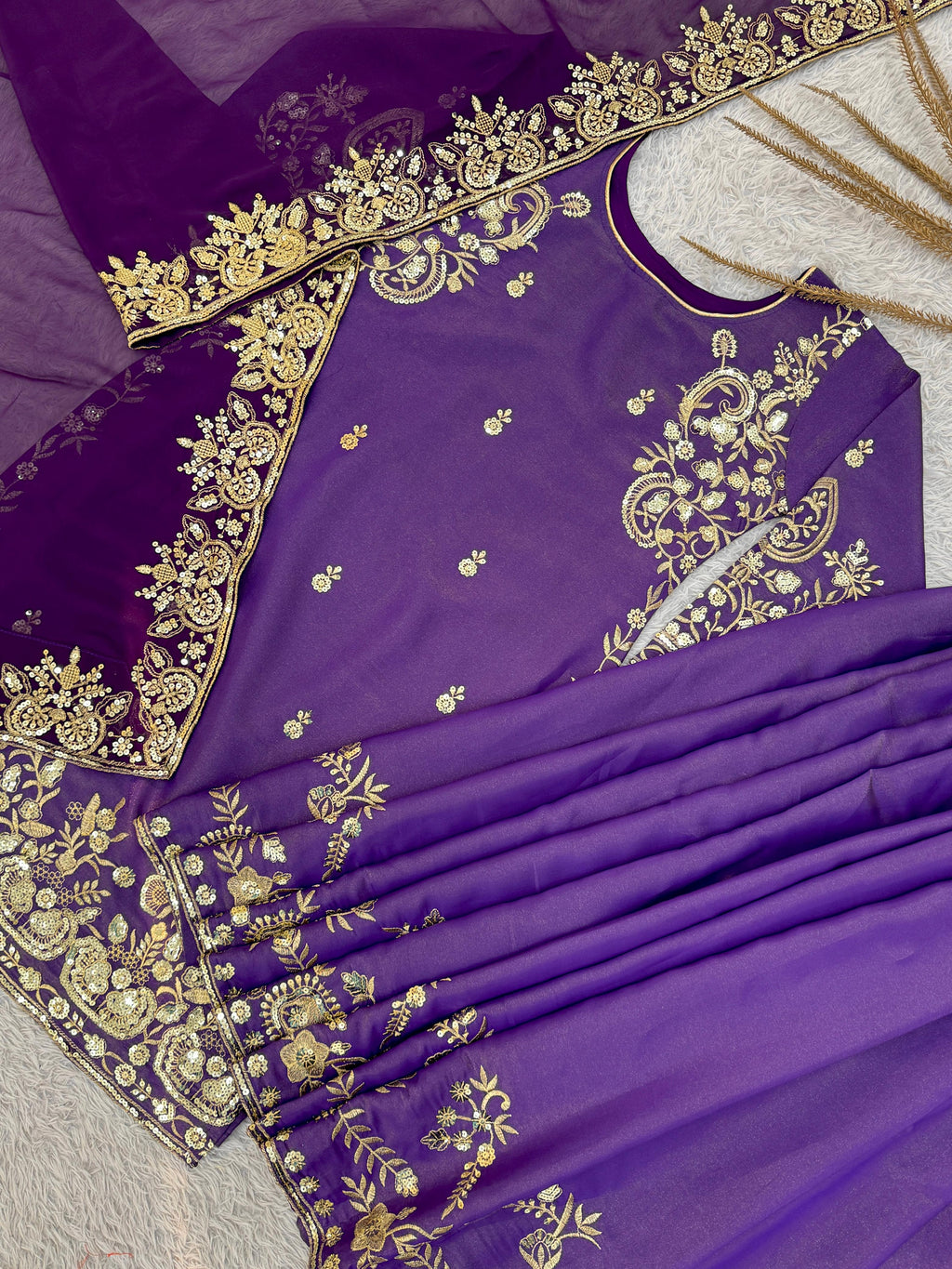 PURE ROMAN SHIMMER SILK SUIT