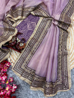 Soft Twill Net Saree