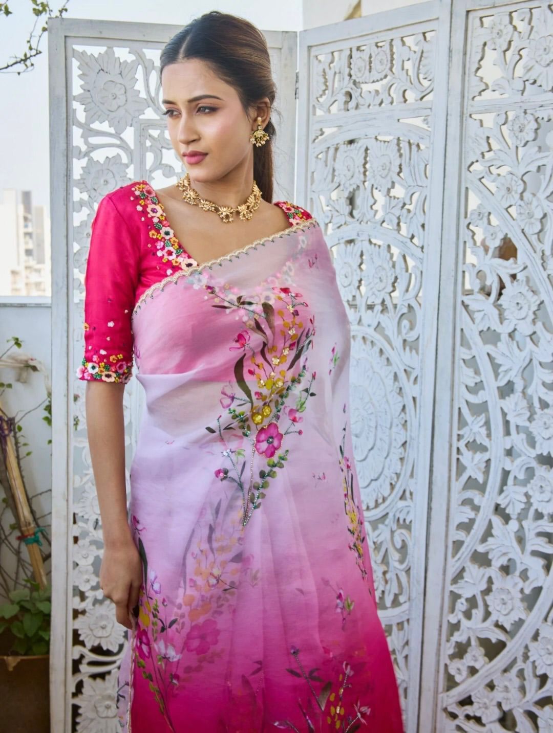 Pure soft Tebby Silk Saree