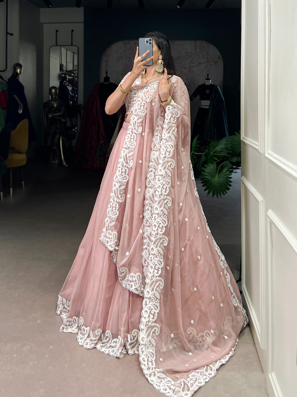 Wevon Silk Lahenga Choli Premium