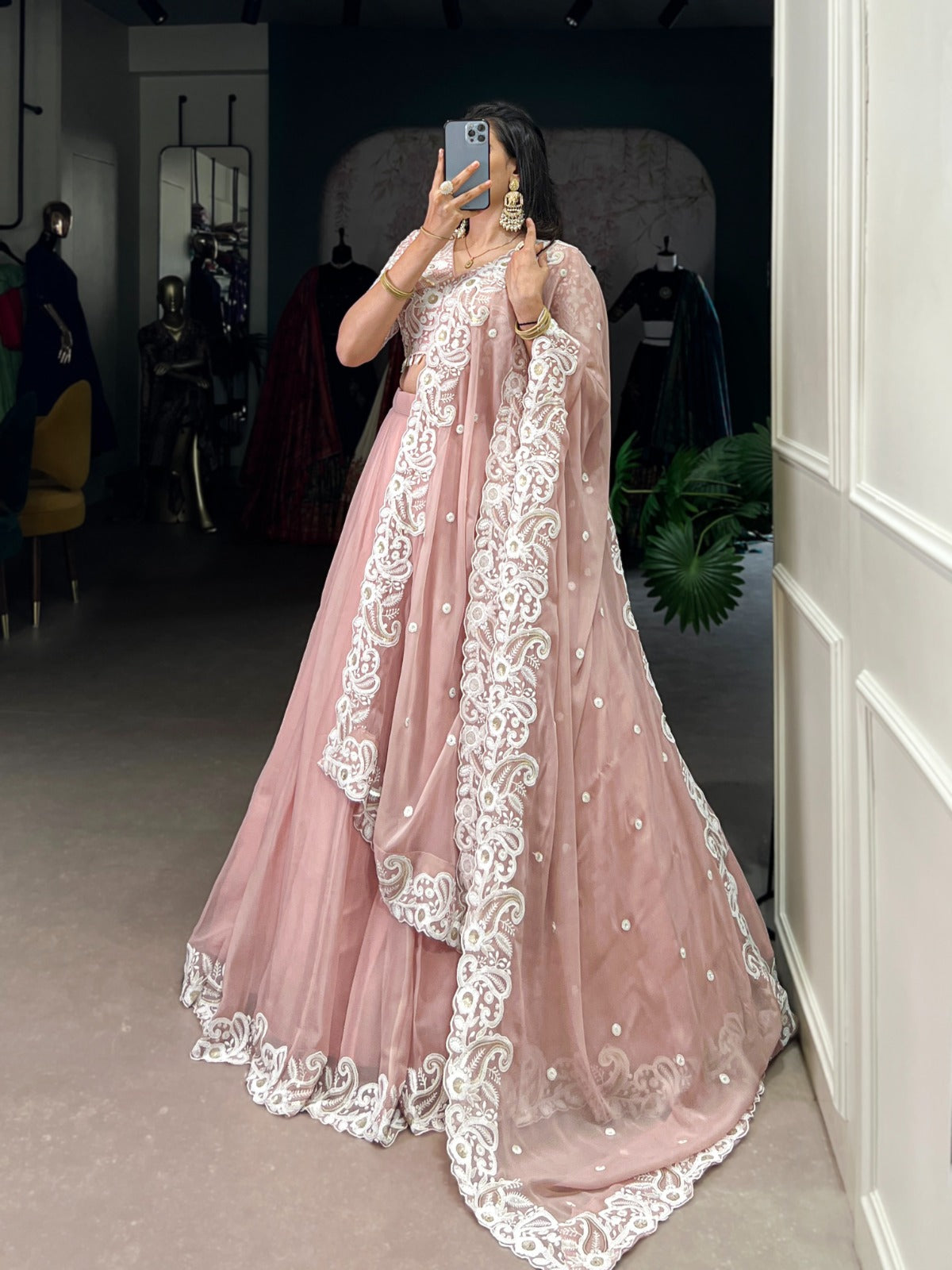 Wevon Silk Lahenga Choli Premium