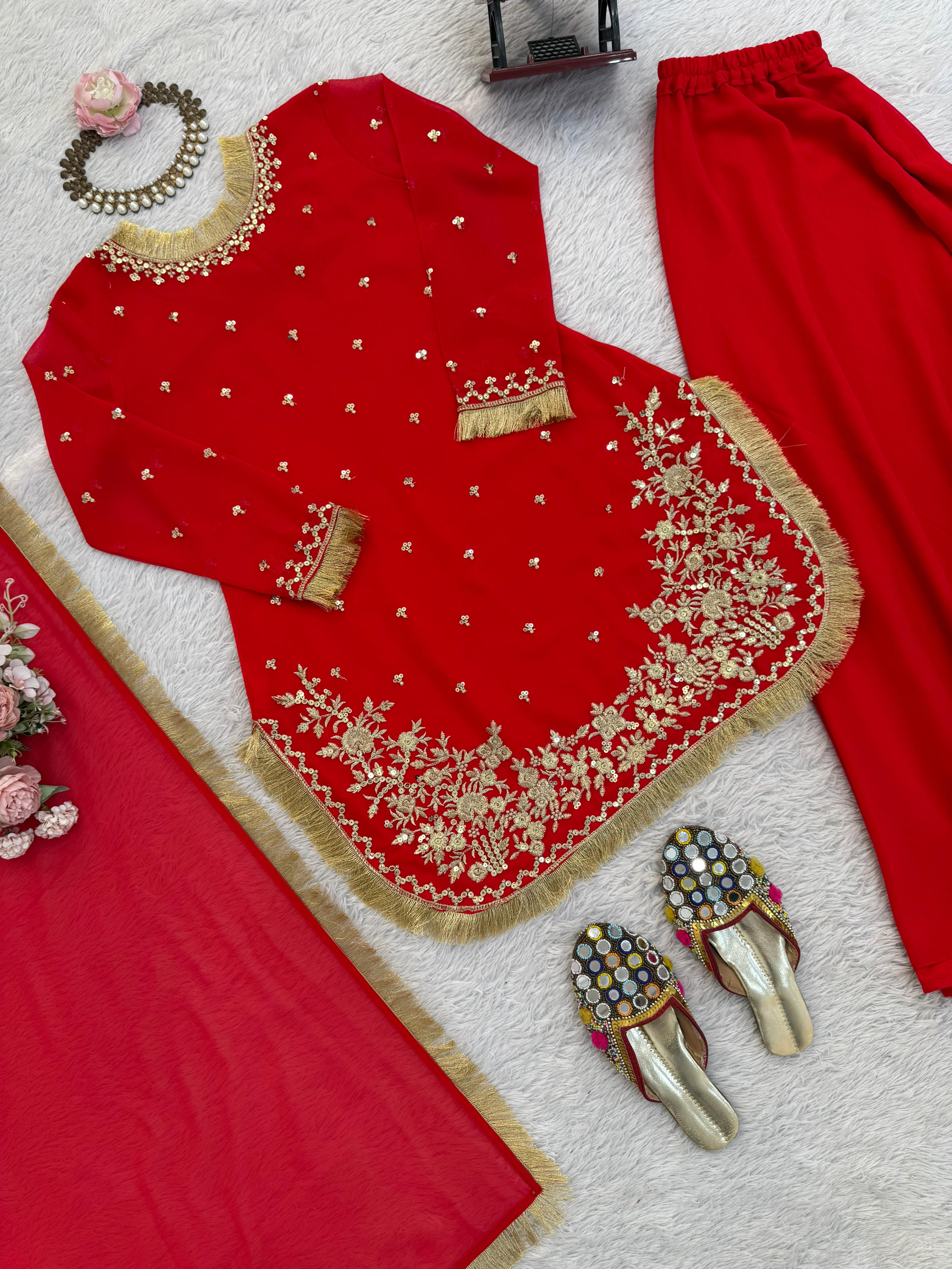 Designer Sharara Set – Elegant Ethnic Wear