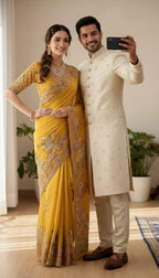Soft NxC Moss Chiffon Saree