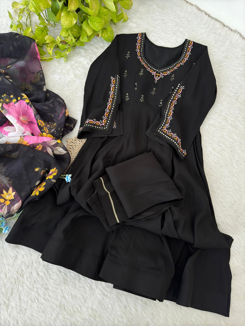 New Party Wear Look Roman Silk Gown