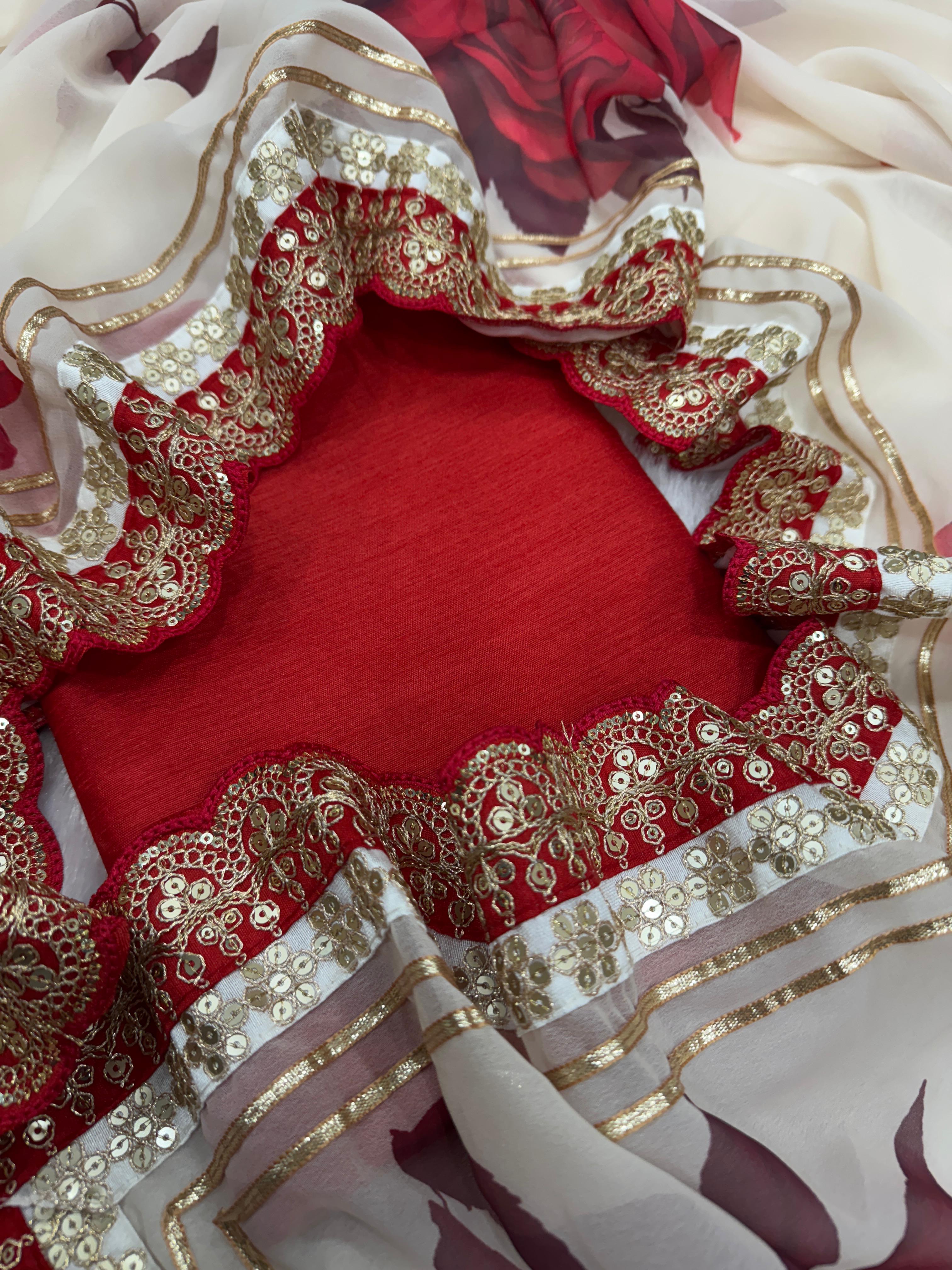 Soft Georgette With Beautiful Floral Print