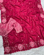 Dikshita Pure Nc Chiffon Saree