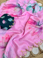 Pure Soft Teby Silk Saree