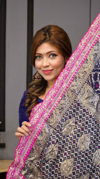 SOFT RUSSIAN BANDHEJ SAREE