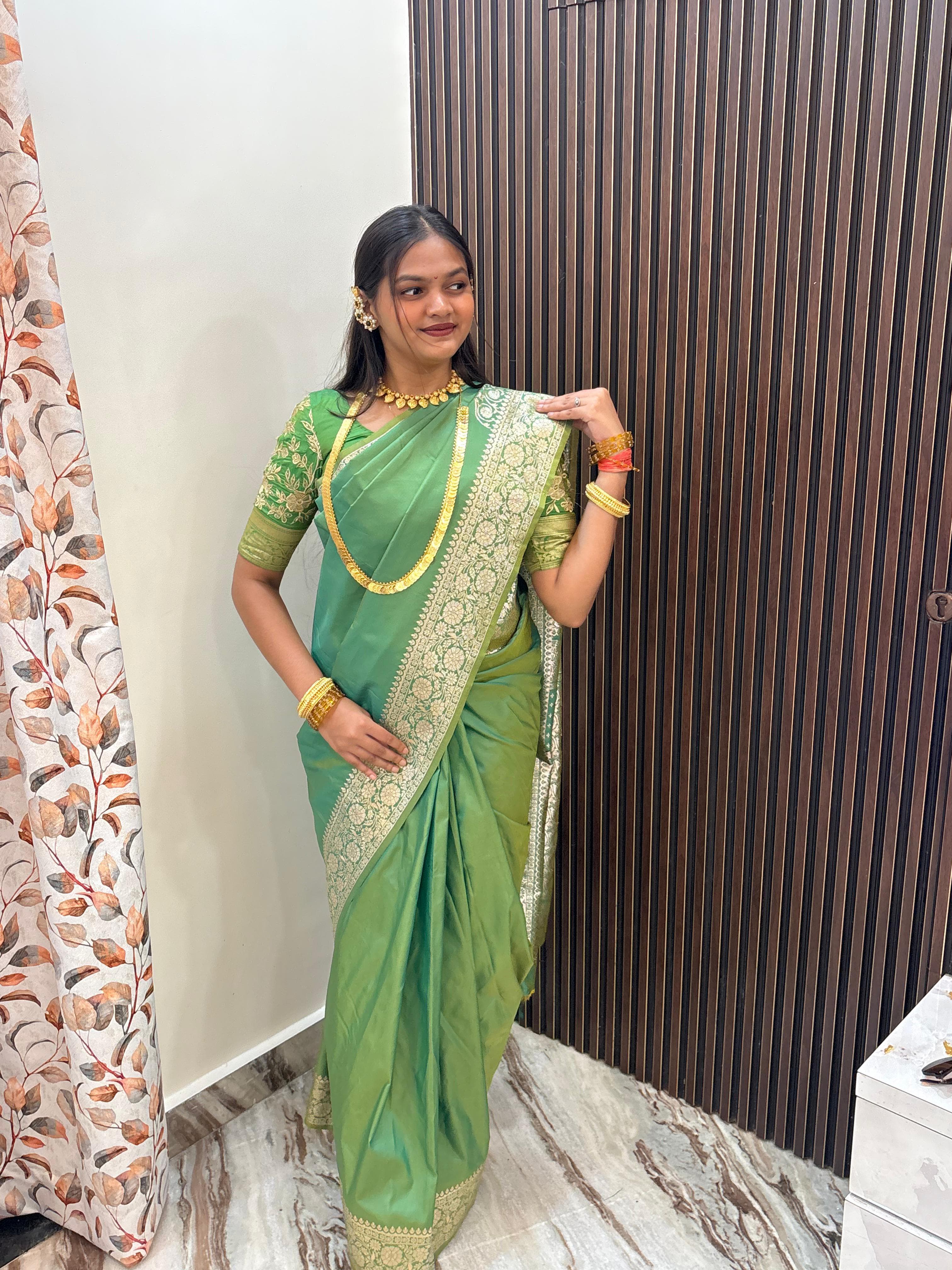 PURE BANARASI GALA SAREE