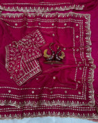 Wedding Special Soft Silk Embroidery Work Saree