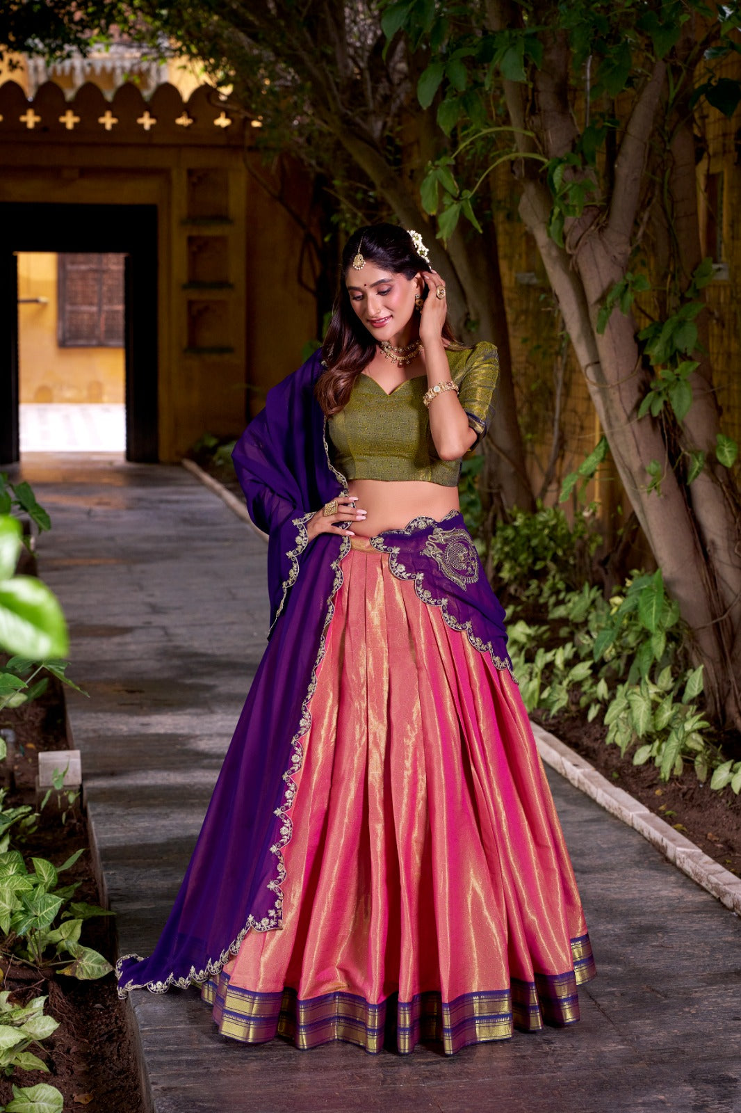 Kanchipuram Silk  Lahenga Collection