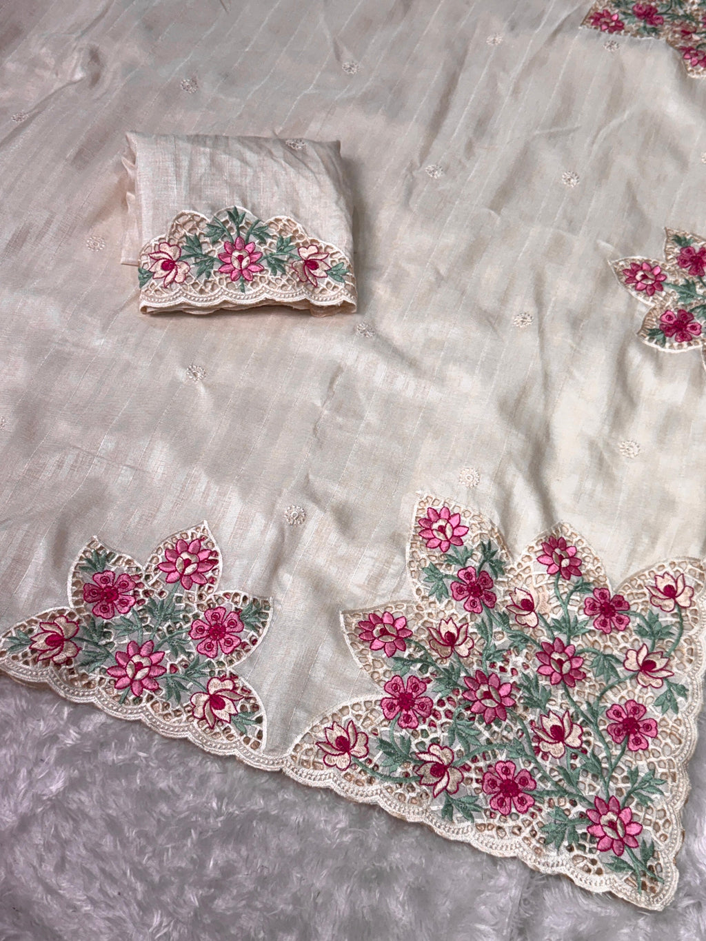 TUSSER COTTON SILK SAREE