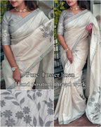 Sandhya Linen Cotton Saree
