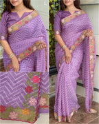Cotton Satin Special With Our Embroidered Saree