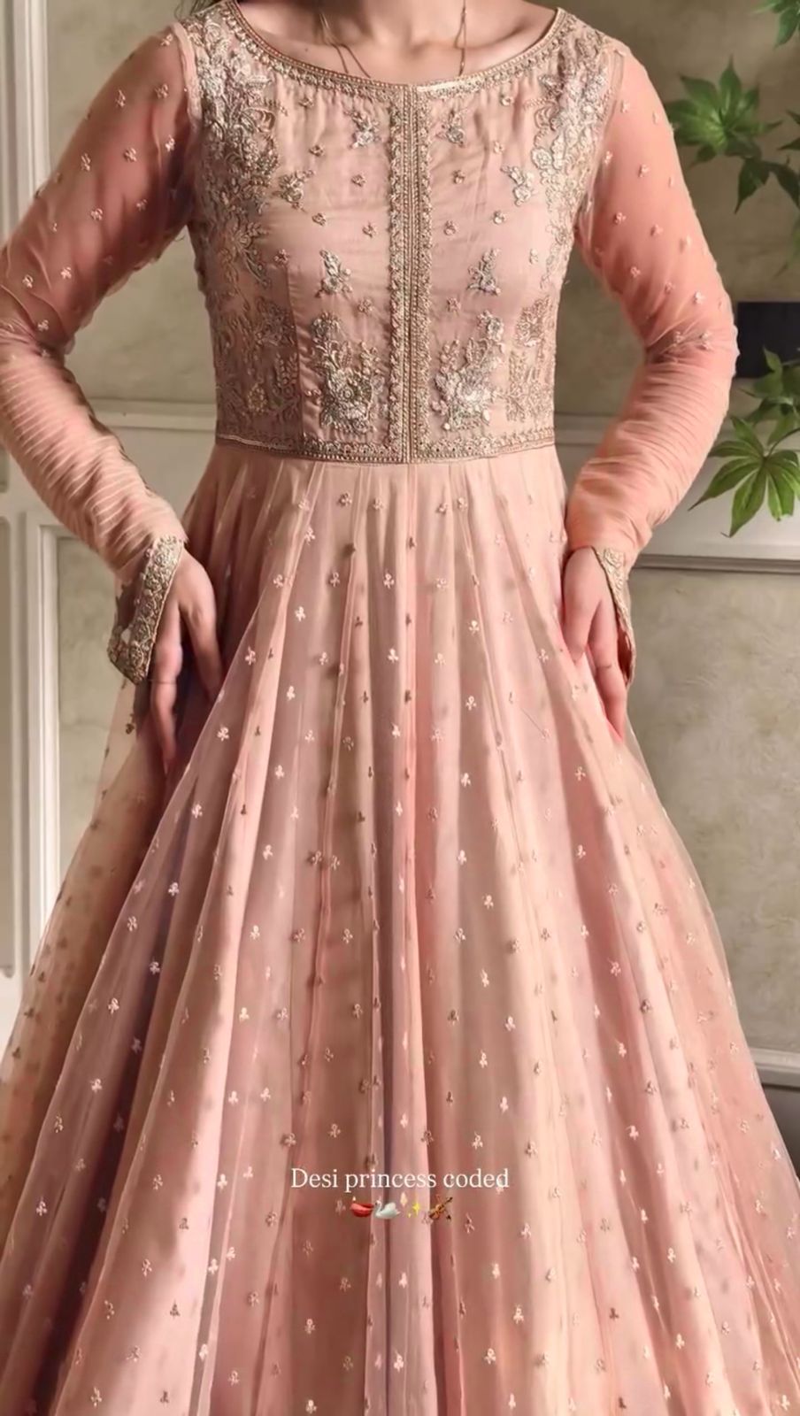Fox Georgette Wedding Gown