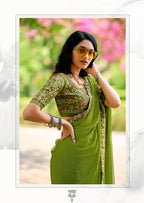 Rajasthani Georgette Laheriya Print Saree