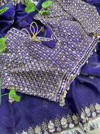 Very Soft nd elegant Rich look fendy sartin Saree