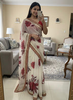 Soft Georgette With Beautiful Floral Print