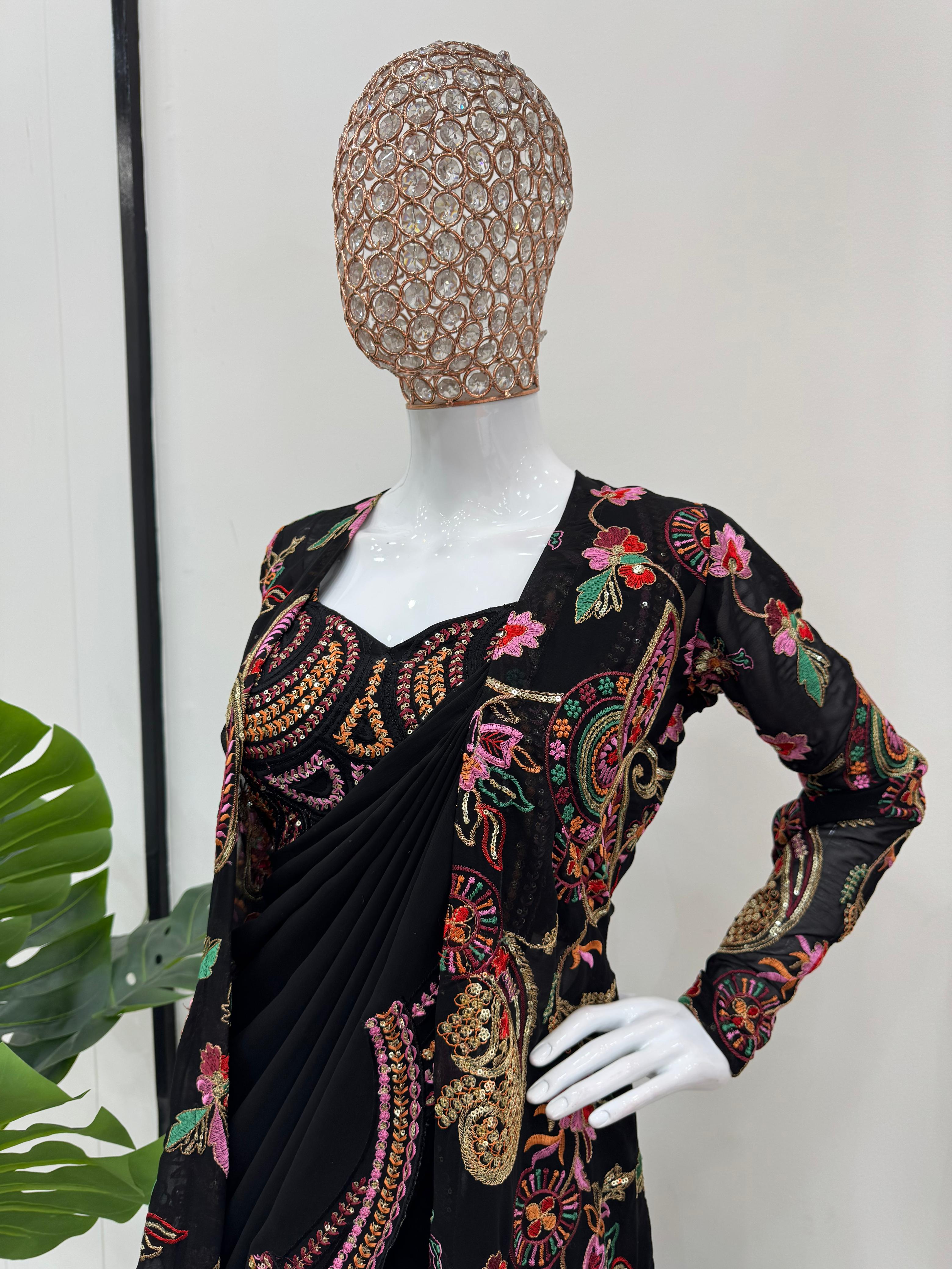 FAUX GOREGETTE PREMIUM SAREE