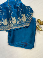 MAGIC NC TWO TONE SATIN SILK SAREE