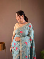 Pure Tussar Silk Sarees