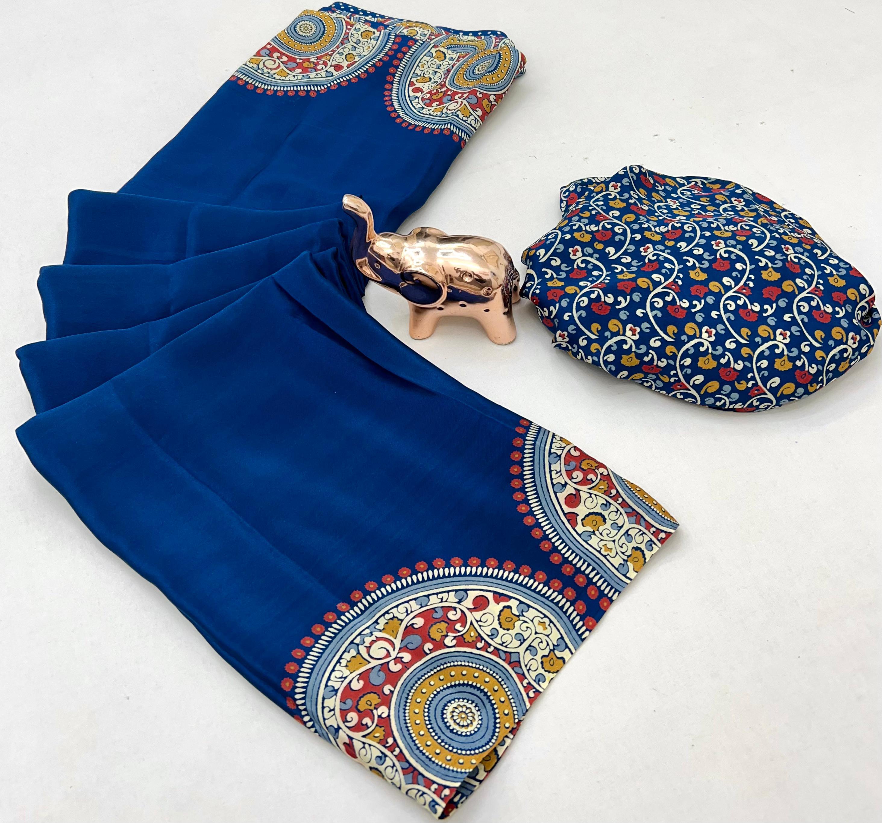 PRINTED SILK SAREE