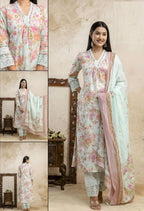 Anarkali Kurti With beautiful Floral print