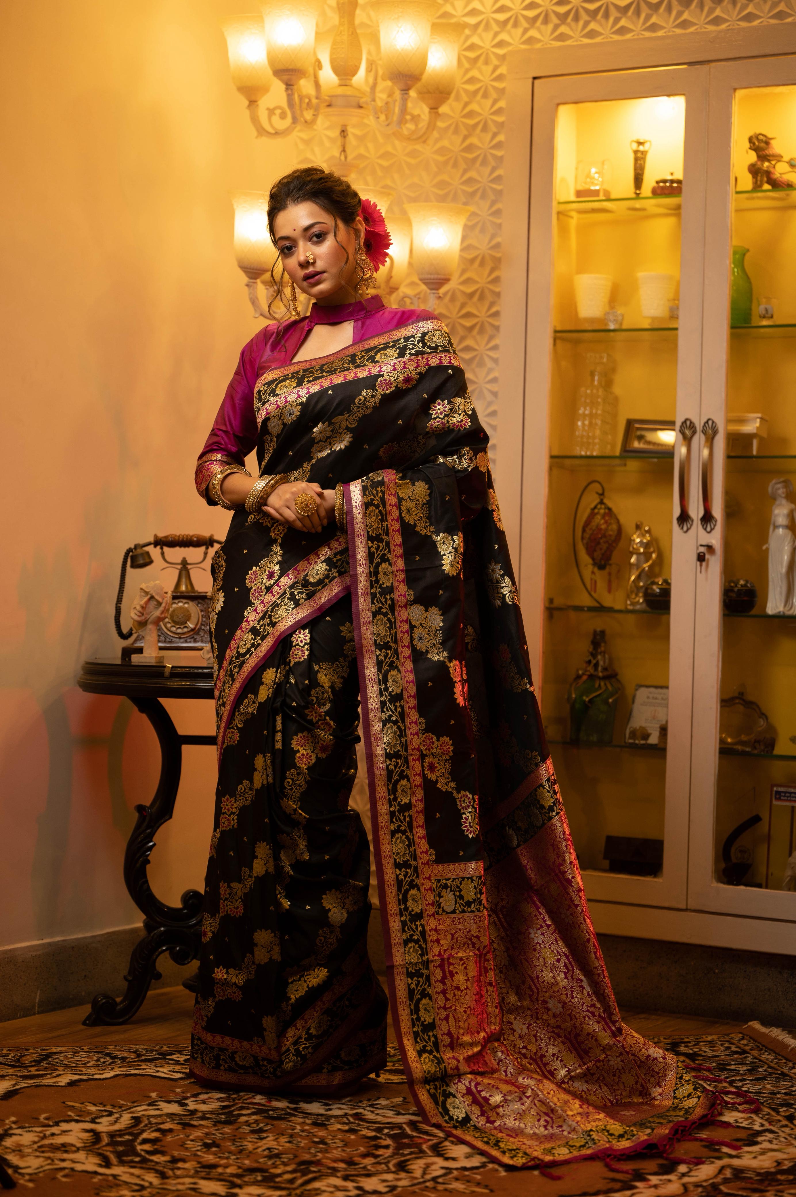 Soft Banarasi Silk Saree