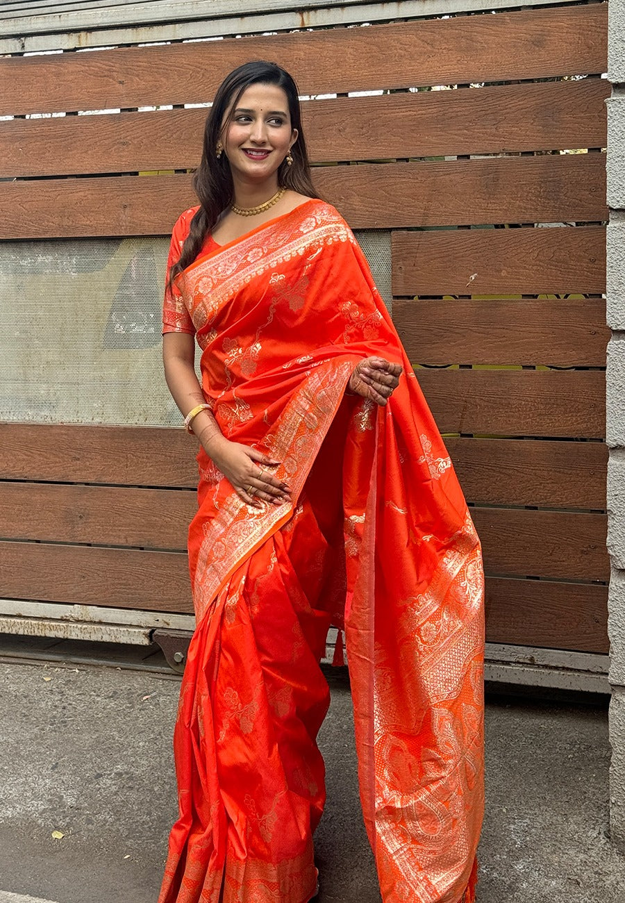 Premium Banarasi Soft Silk Sarees