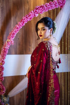 NEW WEDDING EMBROIDERY SEQUENCES WORK SAREE