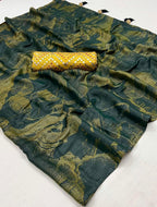 3D VELVETTE SILK SAREE
