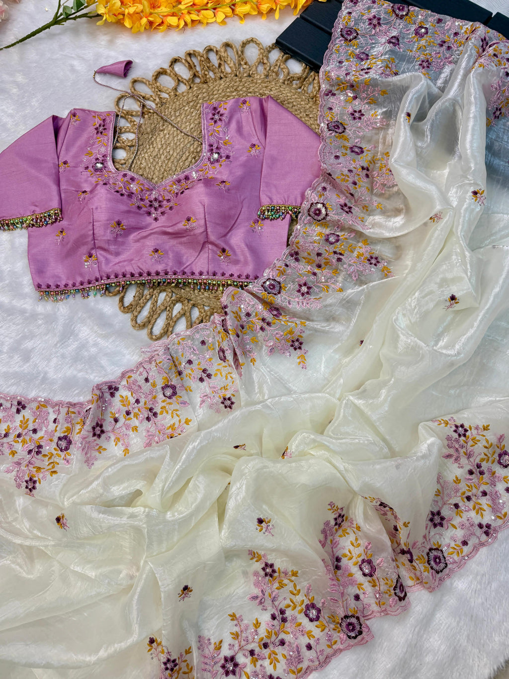 EMBRODERY SAREE