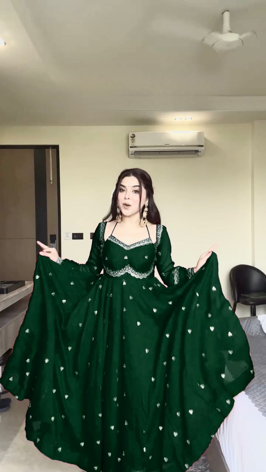 Premium Faux Georgette Lahenga