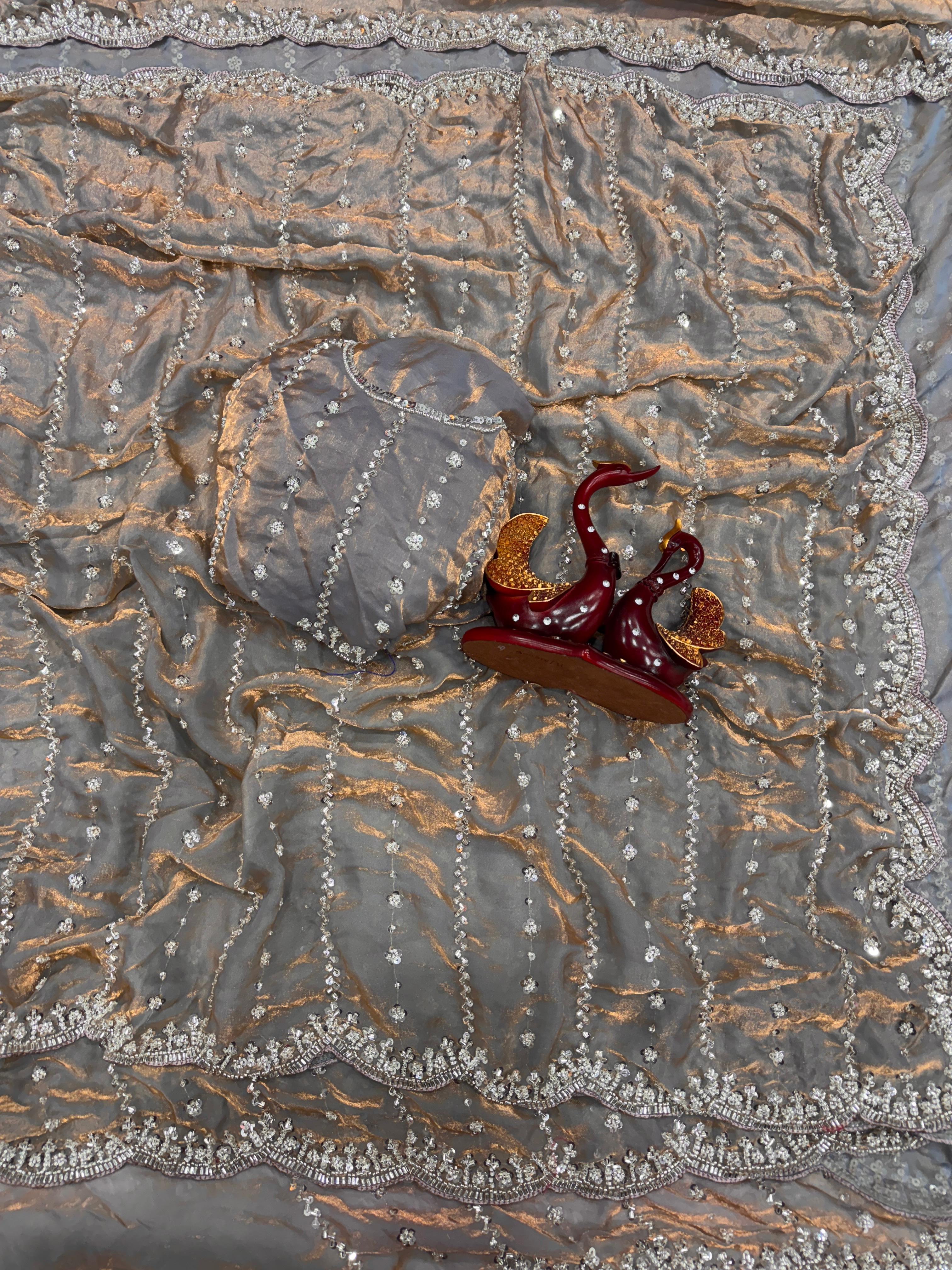 Wedding Perfect Soft Space Silk Saree